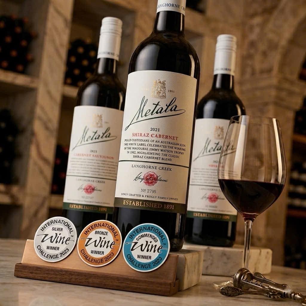 Combo 2 chai rượu vang đỏ Metala Cabernet Sauvignon – nhập khẩu chính hãng